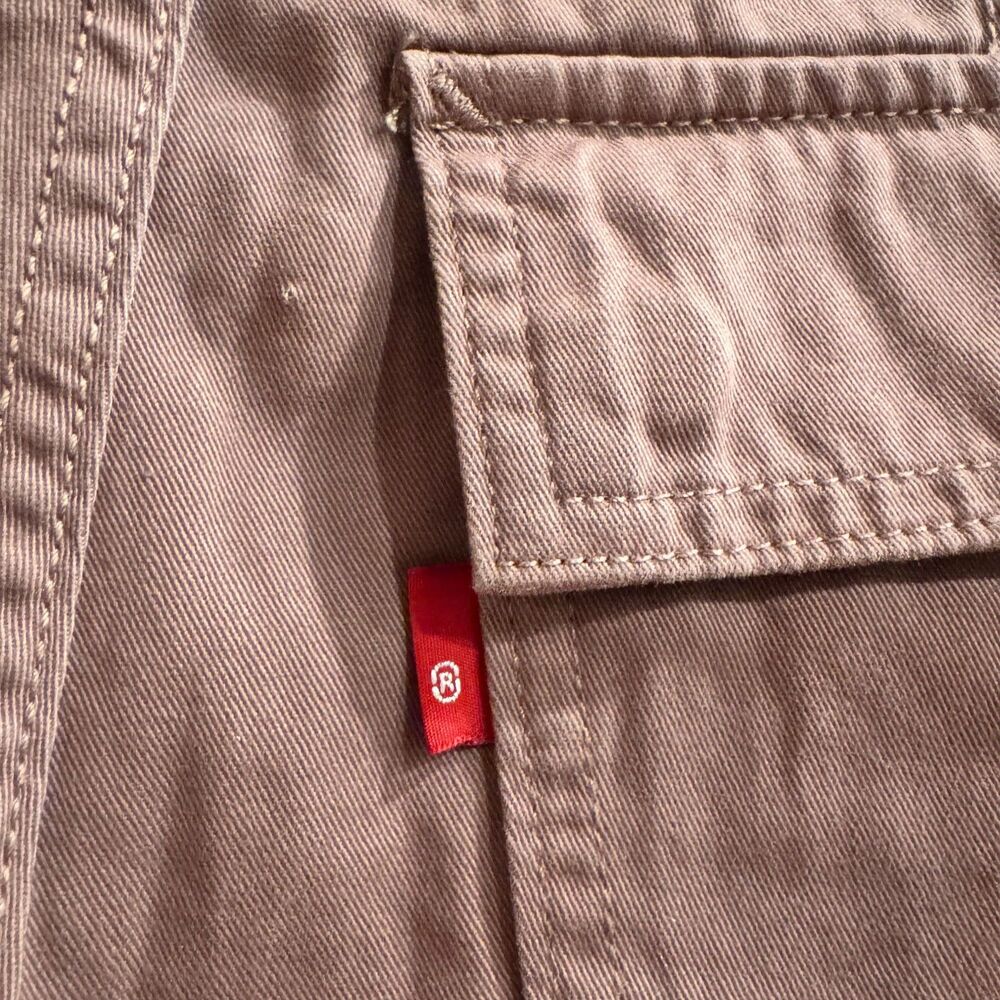 Levi's '94 Baggy Cargo Pants Mauve Pink Mid Rise Adjustable Hem 27x30 NWT - Picture 16 of 16